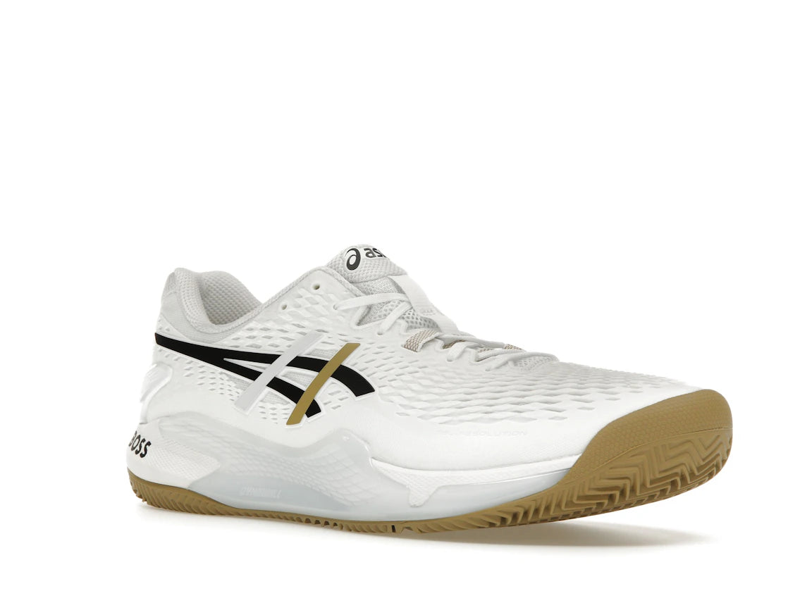ASICS Gel-Resolution 9 Clay BOSS Matteo Berrettini White Camel
