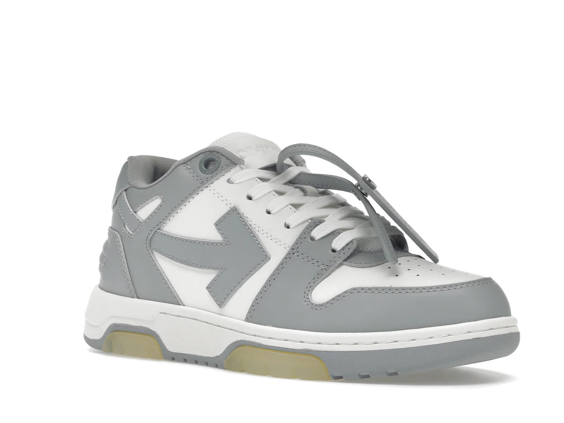 OFF-WHITE Out Of Office "OOO" Low Tops Grey White