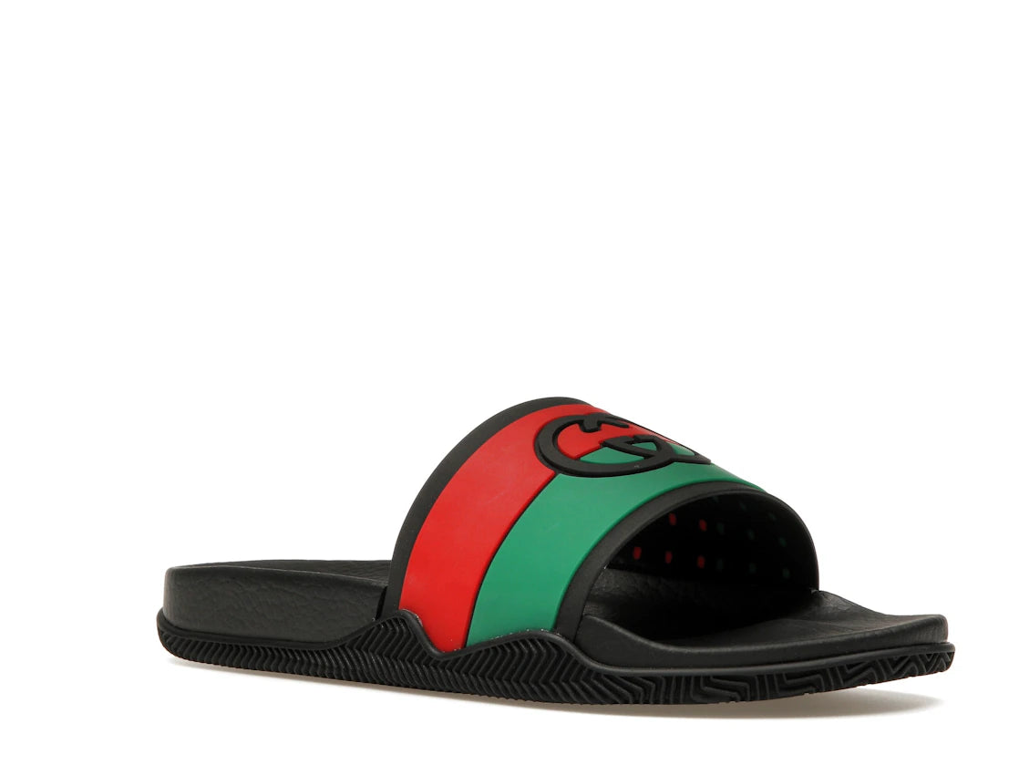 Gucci Slide Interlocking G Black