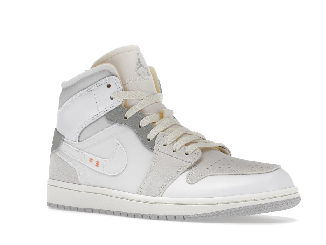 Jordan 1 Mid SE Craft Inside Out Weiß Grau
