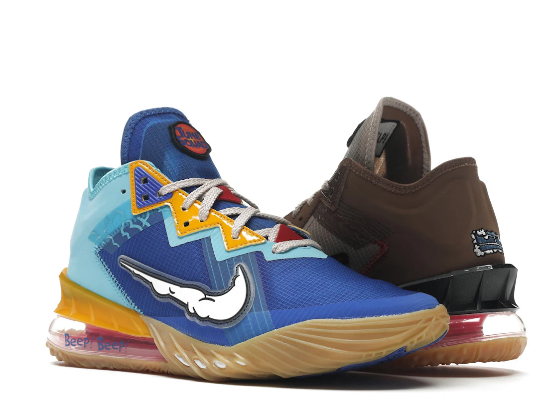Nike LeBron 18 Low Wile E. vs. Roadrunner Space Jam