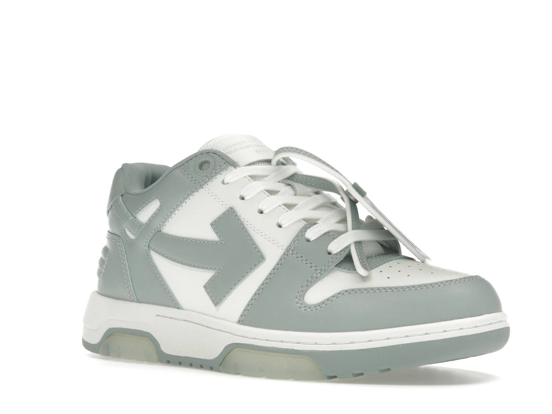 OFF-WHITE Out Of Office OOO Low Tops White Grey