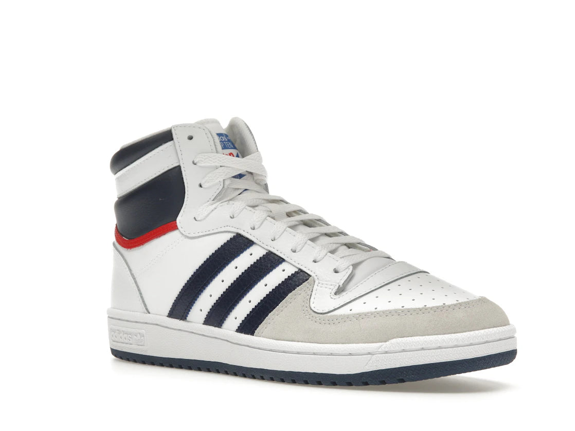 adidas Top Ten Hi White Navy Red