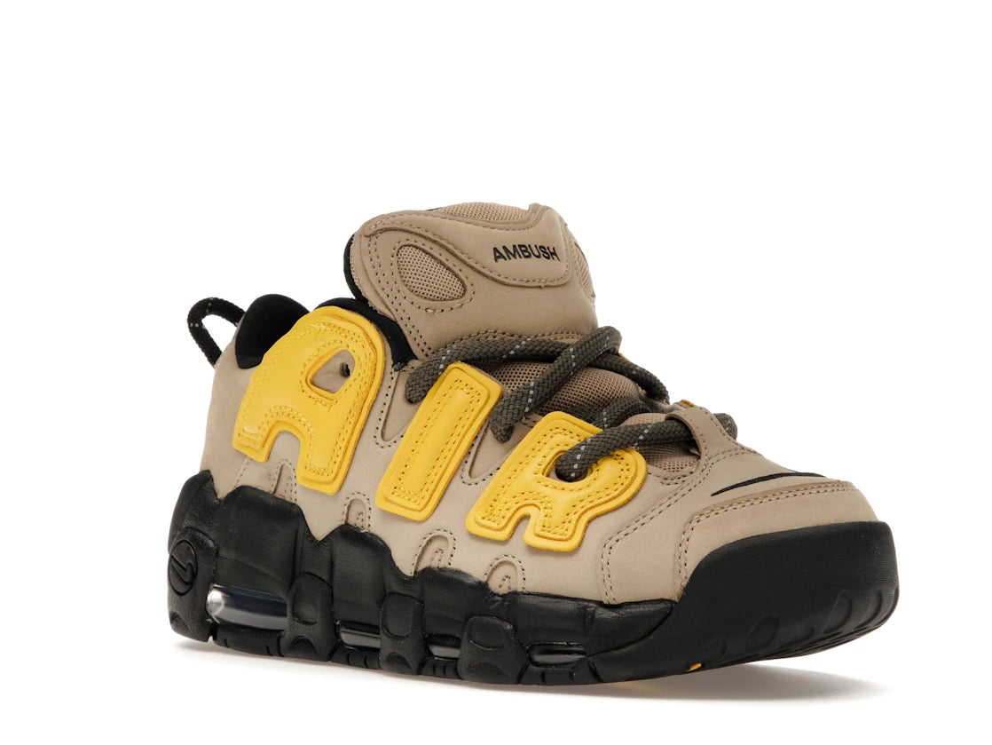 Nike Air More Uptempo Low AMBUSH Vivid Sulfur Limestone