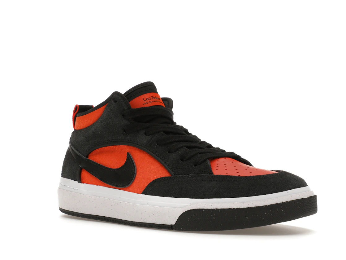 Nike SB React Leo Schwarz/Elektro-Orange