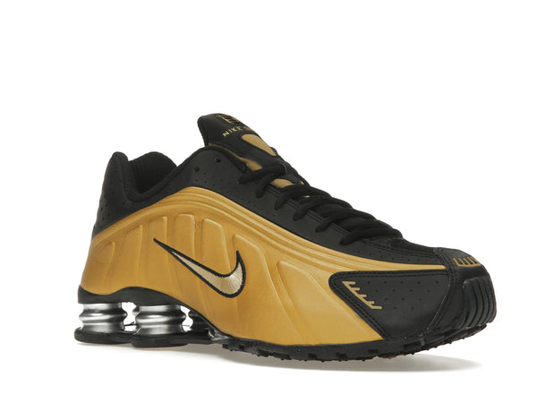 Nike Shox R4 Black Metallic Gold (Women's)