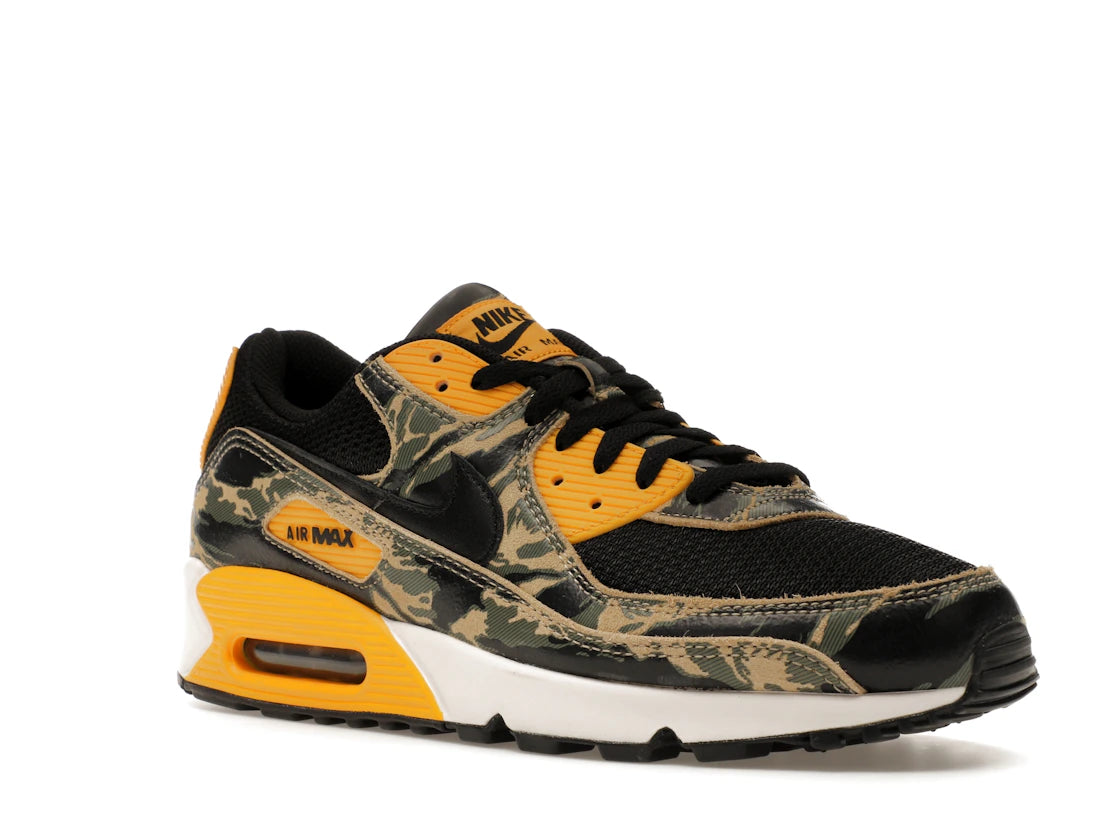 Nike Air Max 90 Premium Schwarz University Gold Camo - vue secondaire A