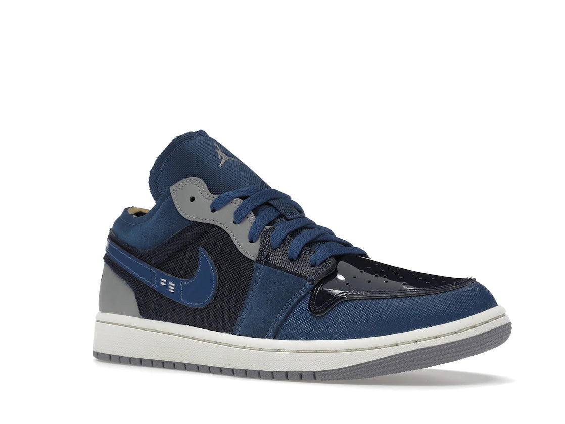 Jordan 1 Low SE Craft Obsidian French Blue Ashen Slate White