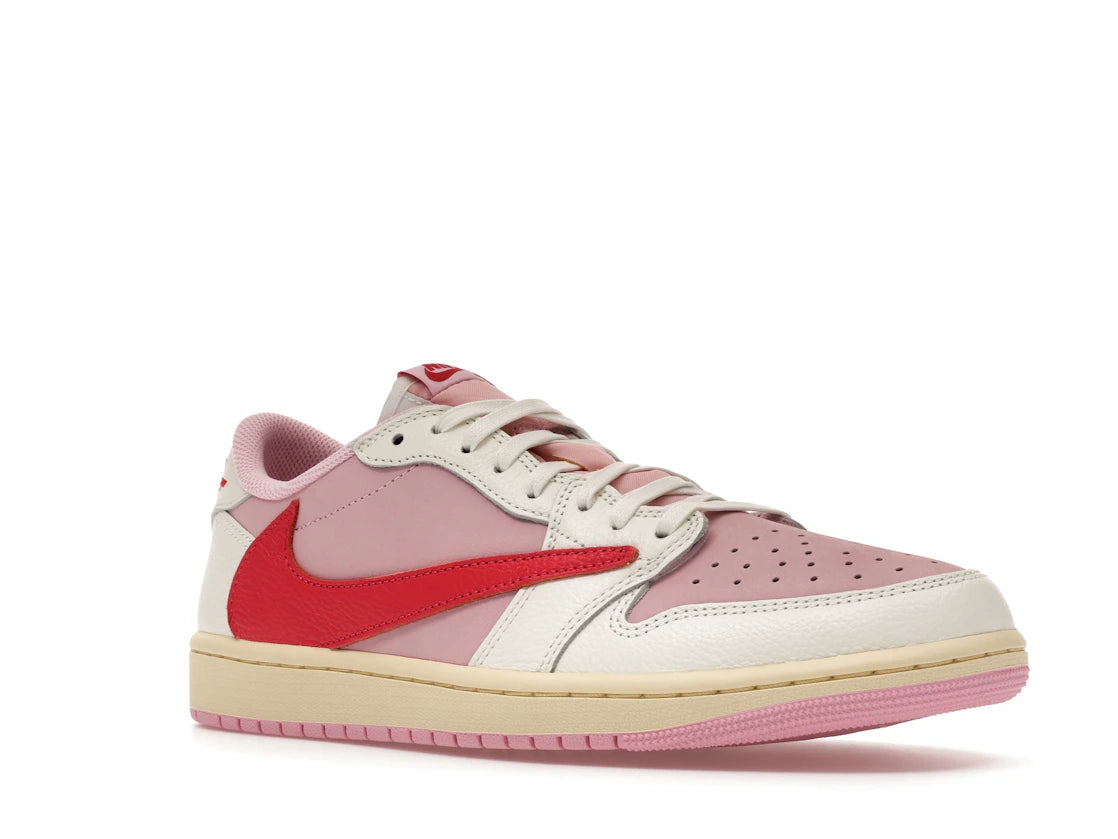 Jordan 1 Retro Low OG SP Travis Scott Sail Tropical Pink - vue secondaire A