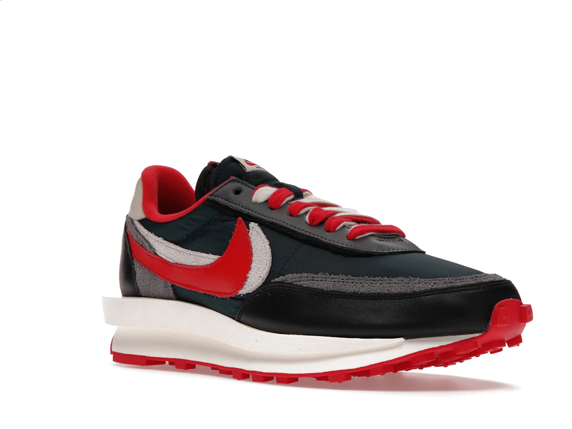 Nike LD Waffle sacai Undercover Midnight Spruce University Red