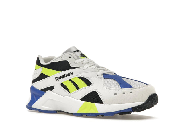 Reebok Aztrek White Black Cobalt Yellow