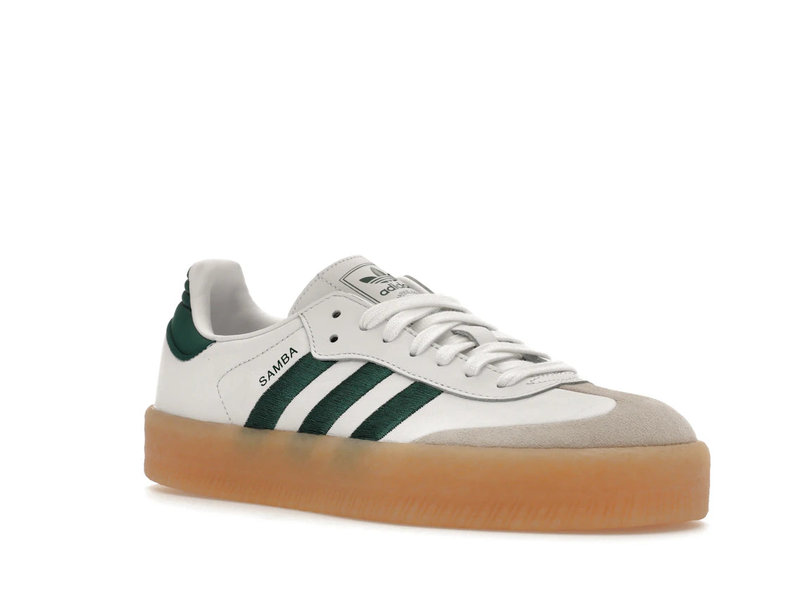 adidas Sambae White Collegiate Green Gum (Women's)