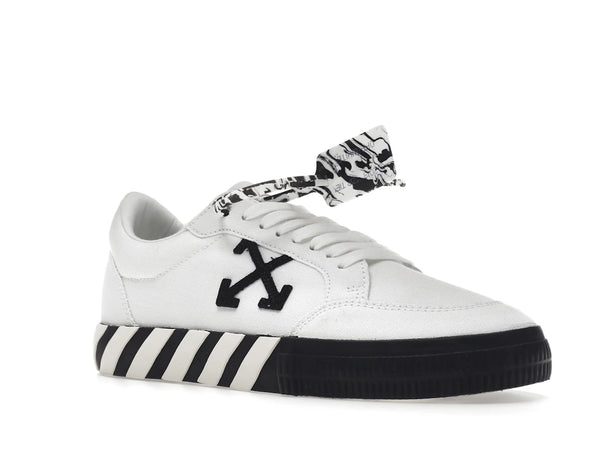 OFF-WHITE Vulcanized Low Canvas White Black