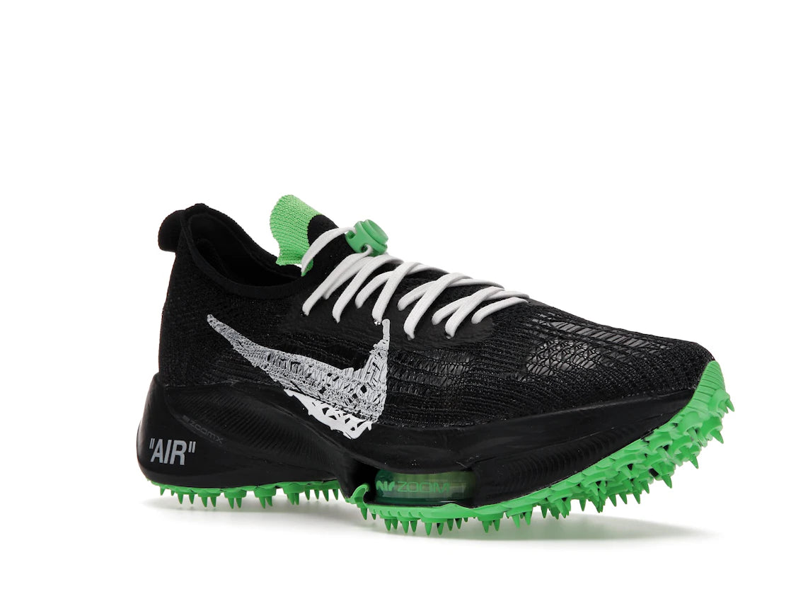 Nike Air Zoom Tempo Next% Flyknit Off-White Black Scream Green