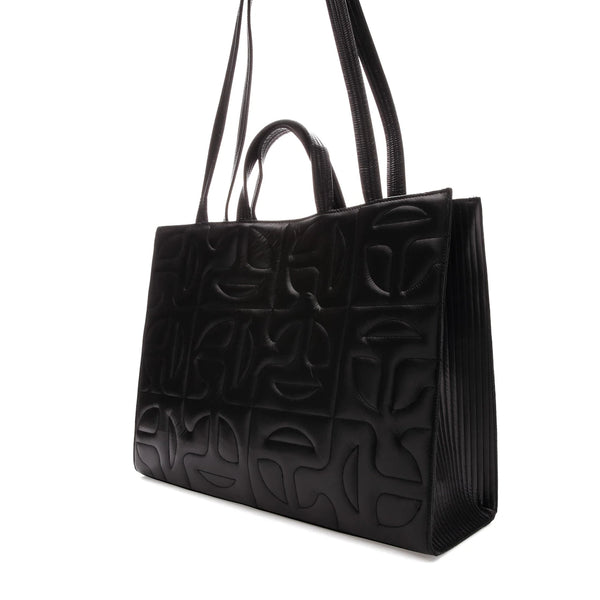 Telfar x Moose Knuckles Quilted Nylon Shopper Tote Large Black
