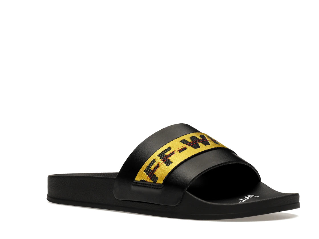 OFF-WHITE Industrielle Gürtelgleiter Schwarz Gelb