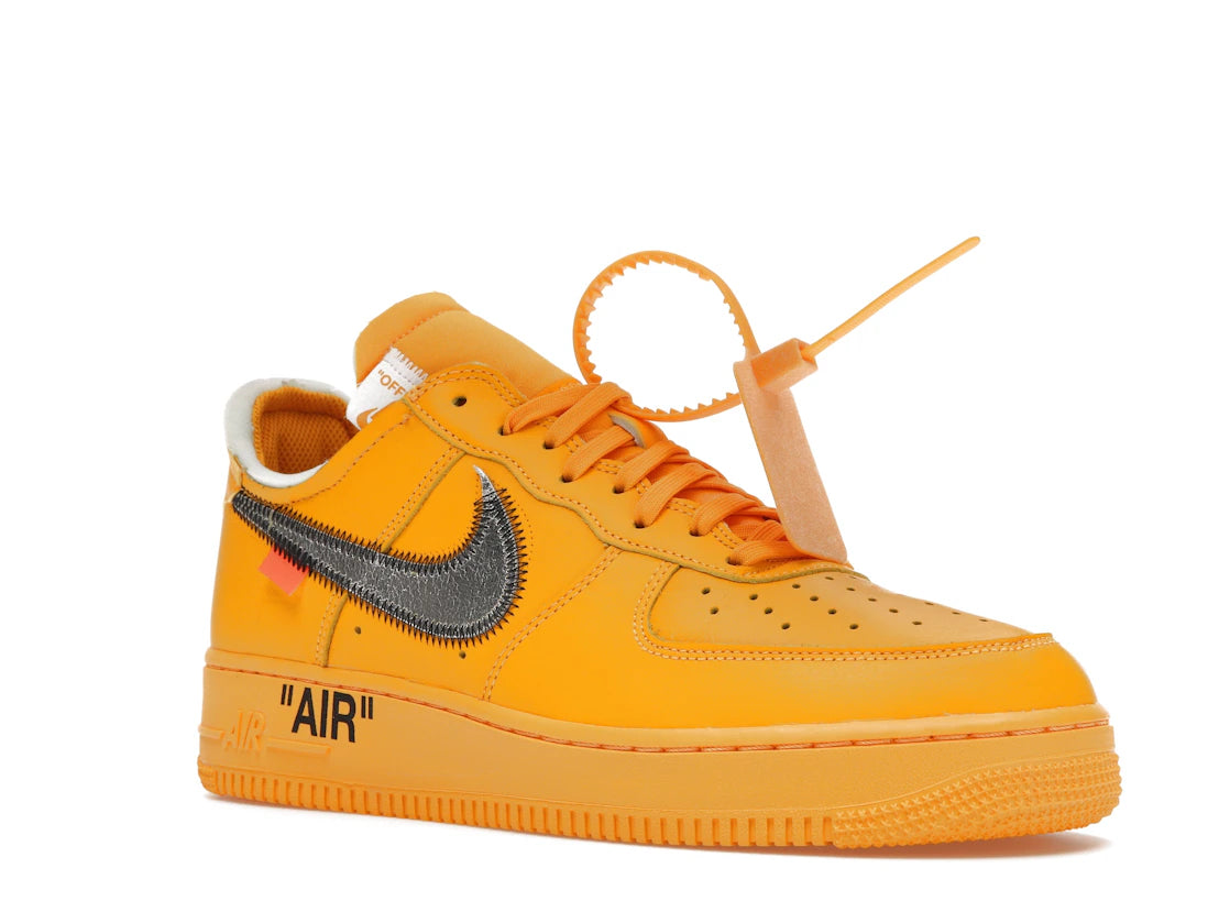 Nike Air Force 1 Low Off-White ICA University Gold - vue secondaire A