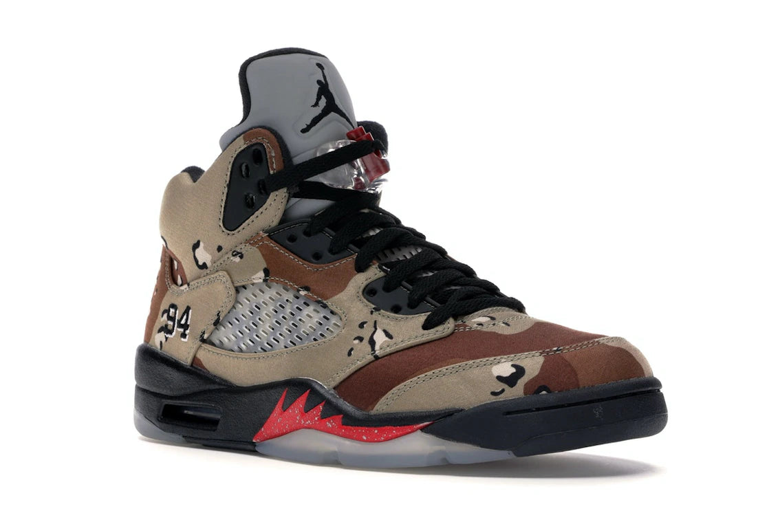 Jordan 5 Retro Supreme Desert Camo