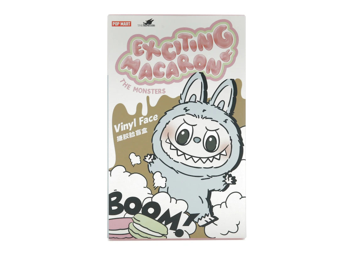 Pop Mart Labubu The Monsters Exciting Macaron Vinyl Plush Pendant Single Blind Box