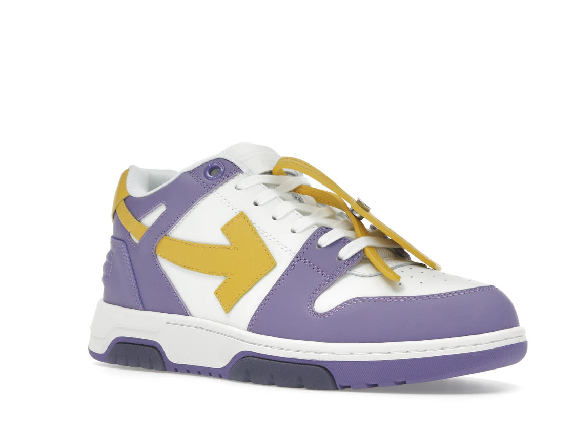 OFF-WHITE Out of Office Sneaker White Purple Yellow