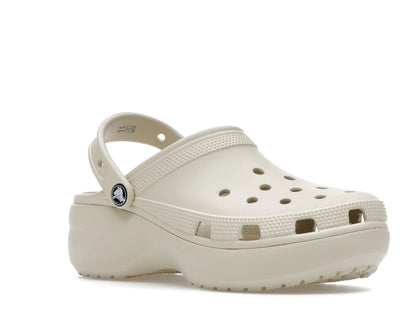 Crocs Classic Platform Clog Bone (Women's) - sneakers view 2