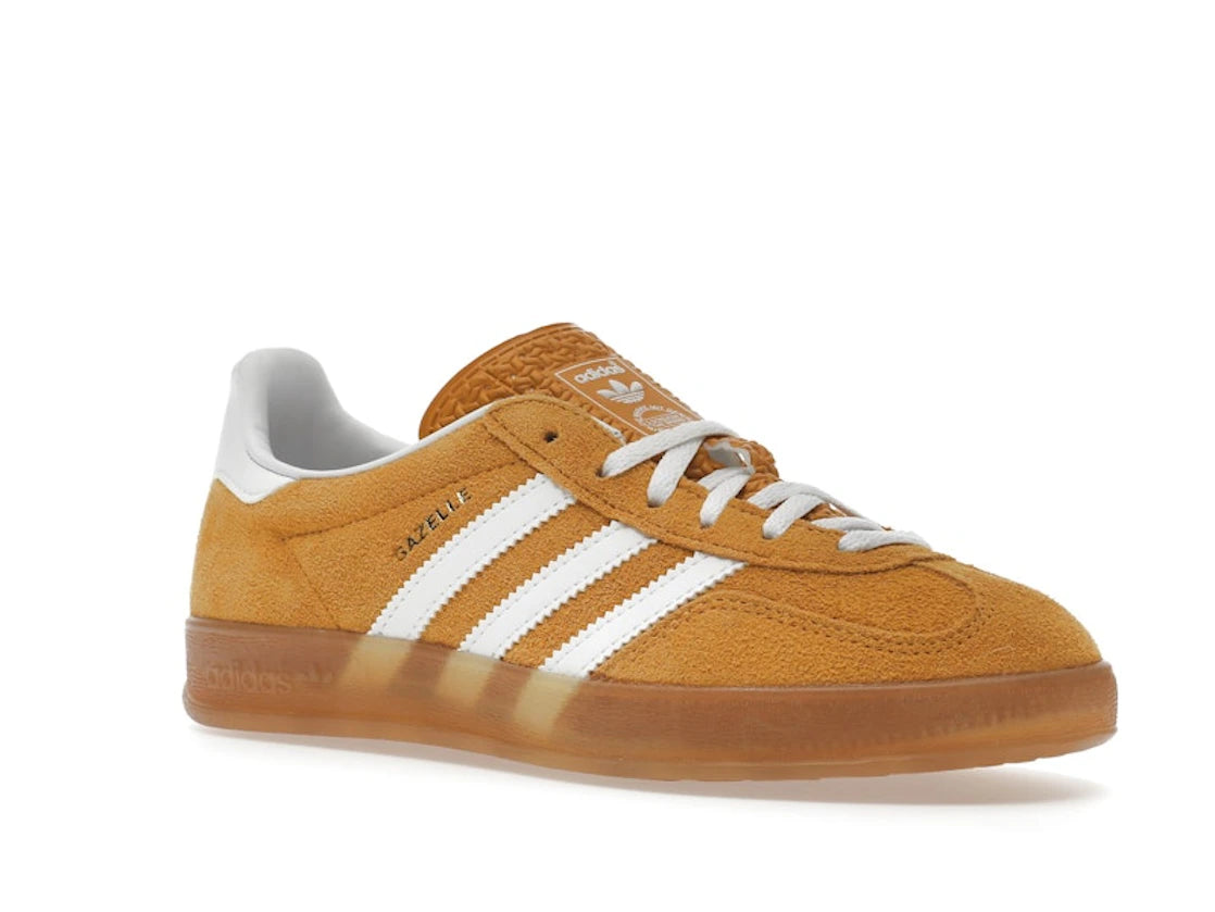 adidas Gazelle Indoor Orange Peel White (Women's)
