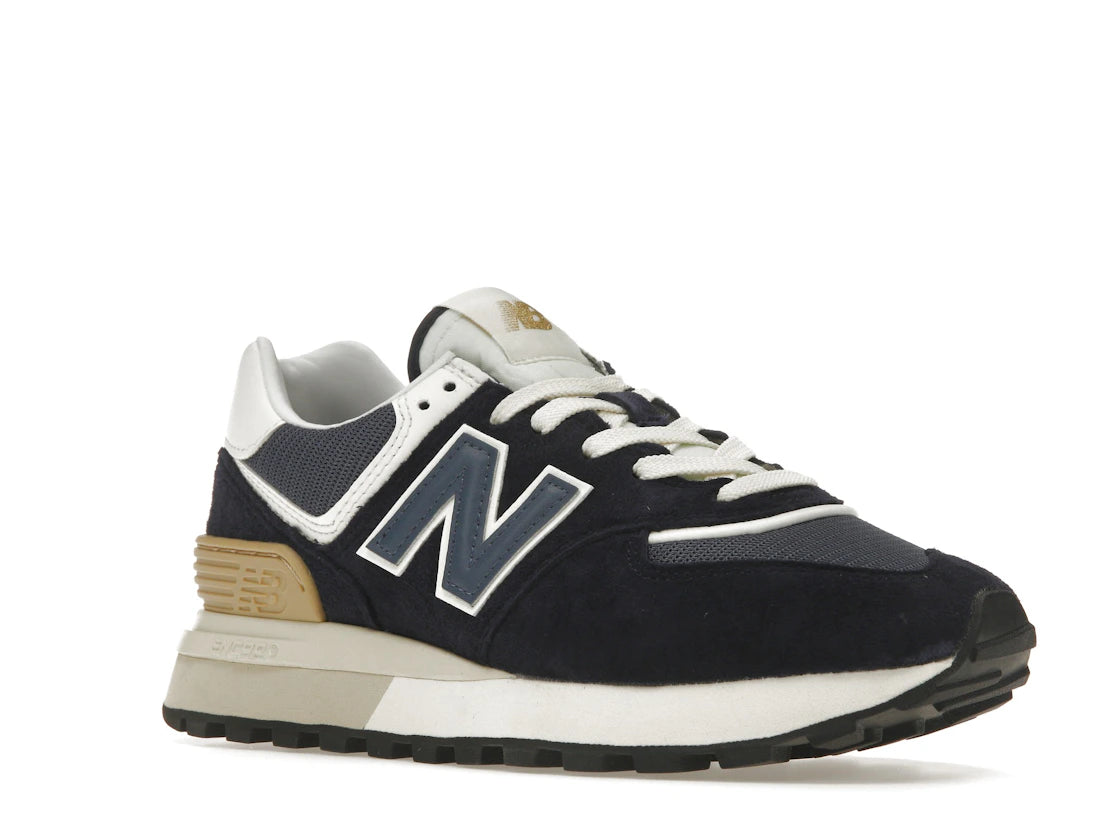 New Balance 574 Navy White Beige