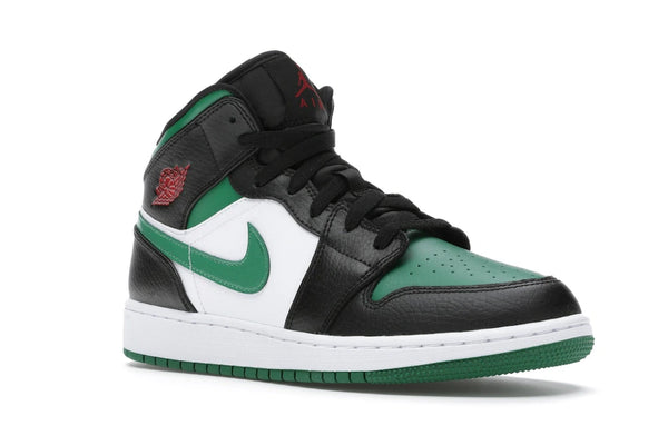 Jordan 1 Mid Green Toe (GS)