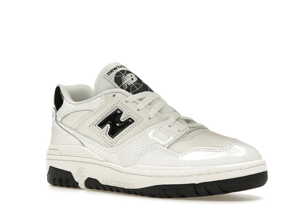 New Balance 550 Sea Salt Black Patent
