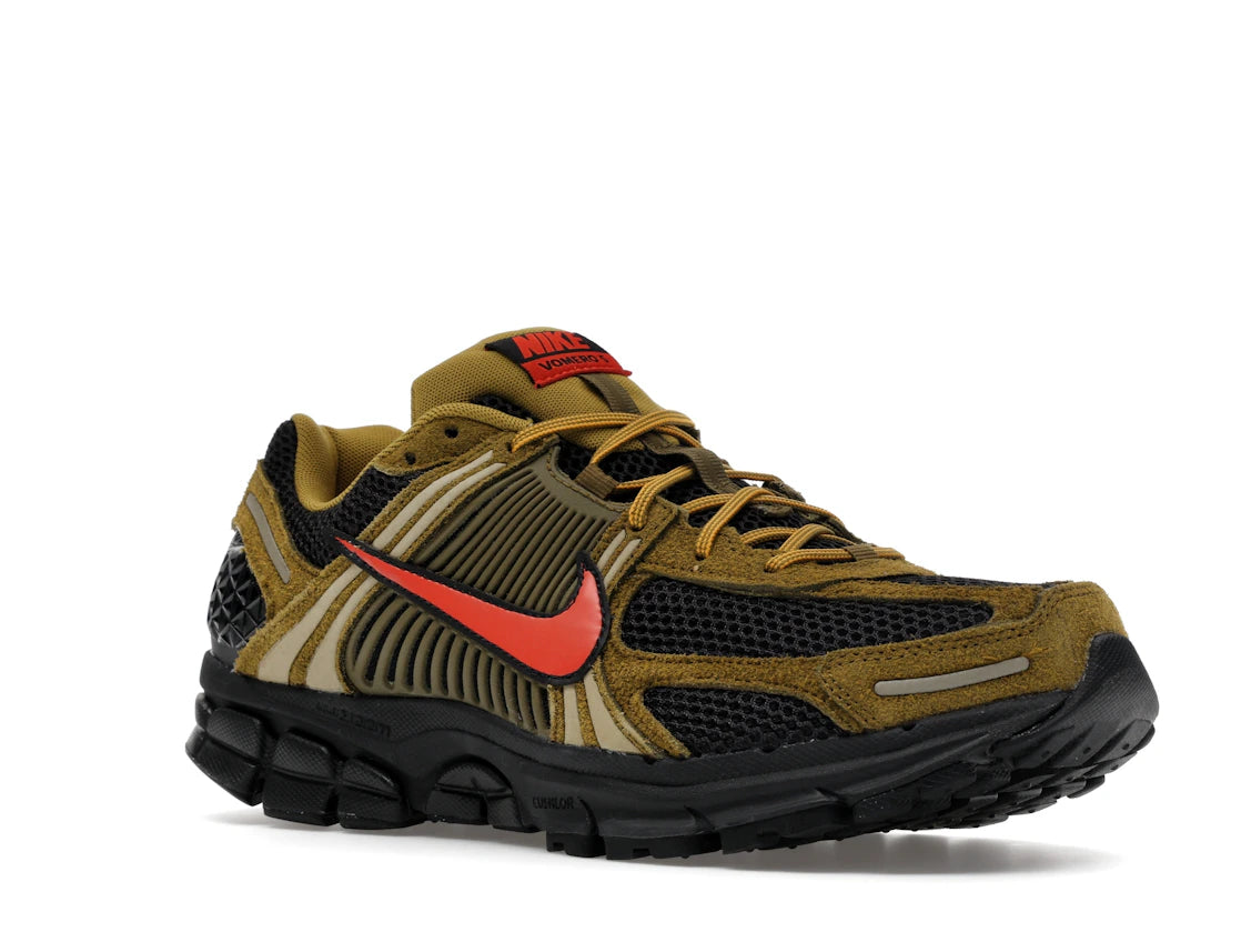 Nike Zoom Vomero 5 Premium Olive Flak Picante Red - vue secondaire A