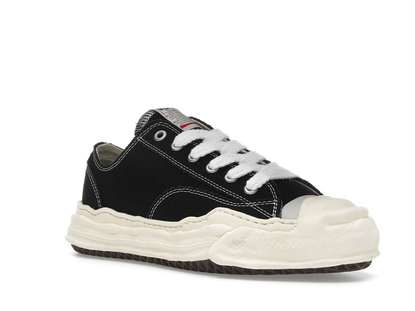 Maison Mihara Yasuhiro Hank Vintage Sole Canvas Low Schwarz