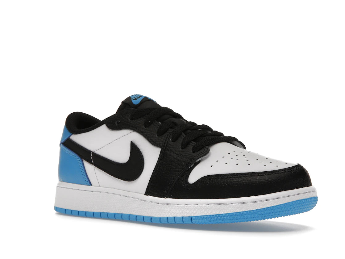 Jordan 1 Retro Low OG Black Dark Powder Blue (GS)