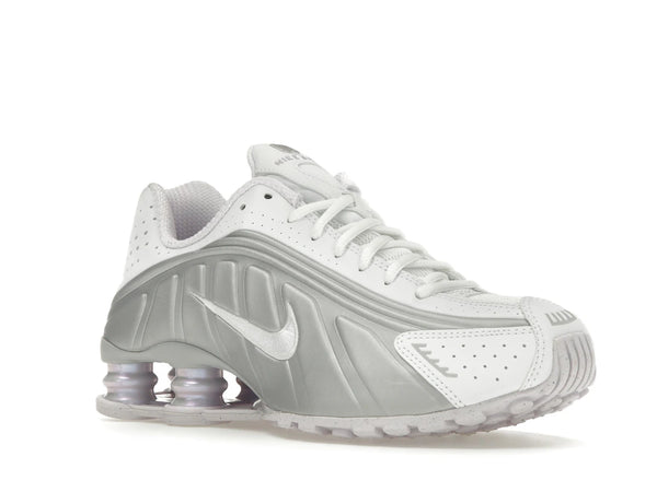 Nike Shox R4 White Metallic Platinum Barely Grape (Women's)
