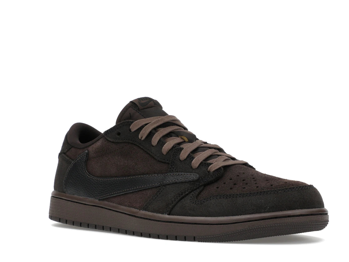 Jordan 1 Retro Low OG SP Travis Scott Velvet Brown - vue secondaire A