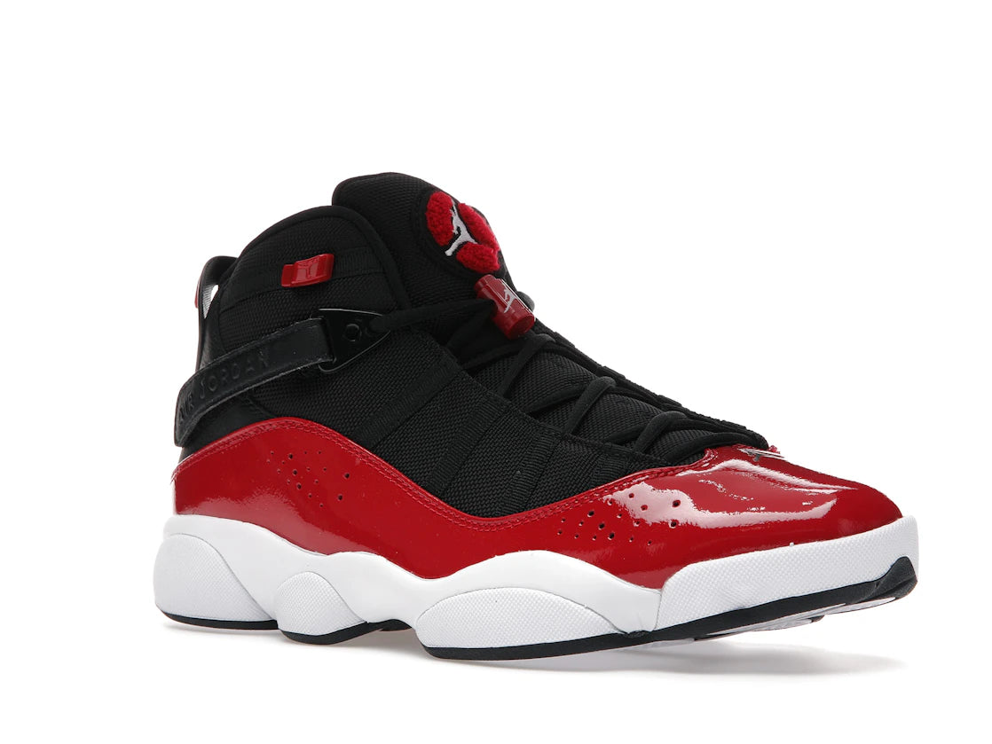 Jordan 6 Rings Black Gym Red White