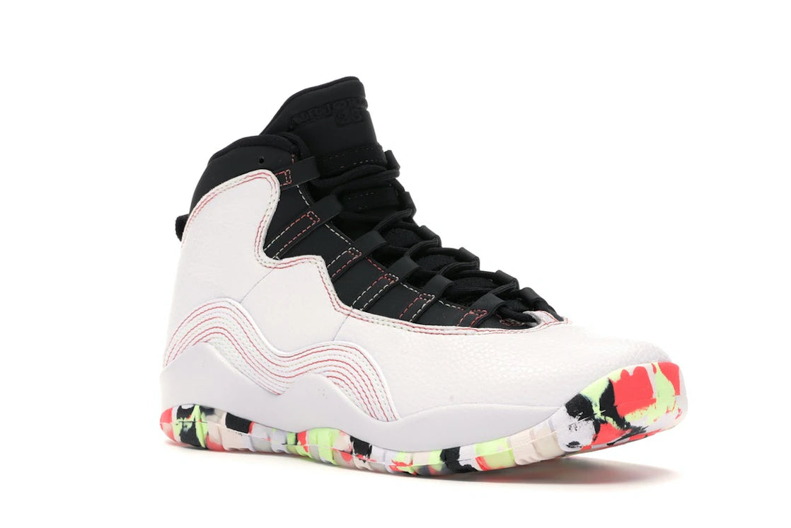 Jordan 10 Retro White Barely Volt Ember Glow (GS)
