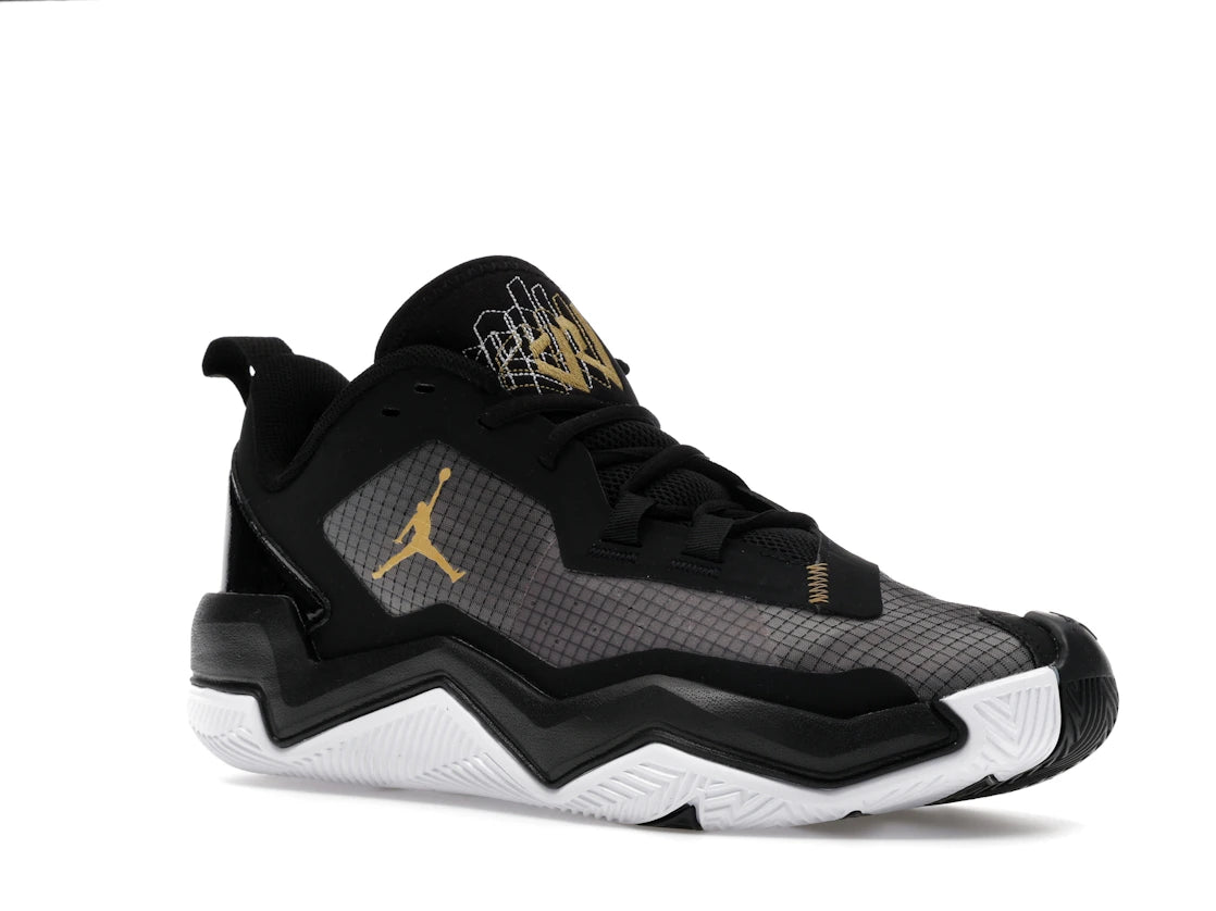 Jordan One Take 4 Black White Metallic Gold