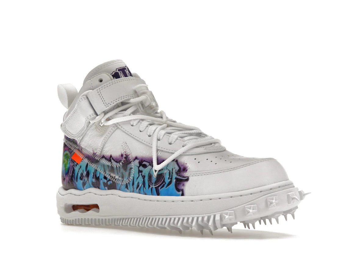 Nike Air Force 1 Mid Off-White Graffiti White