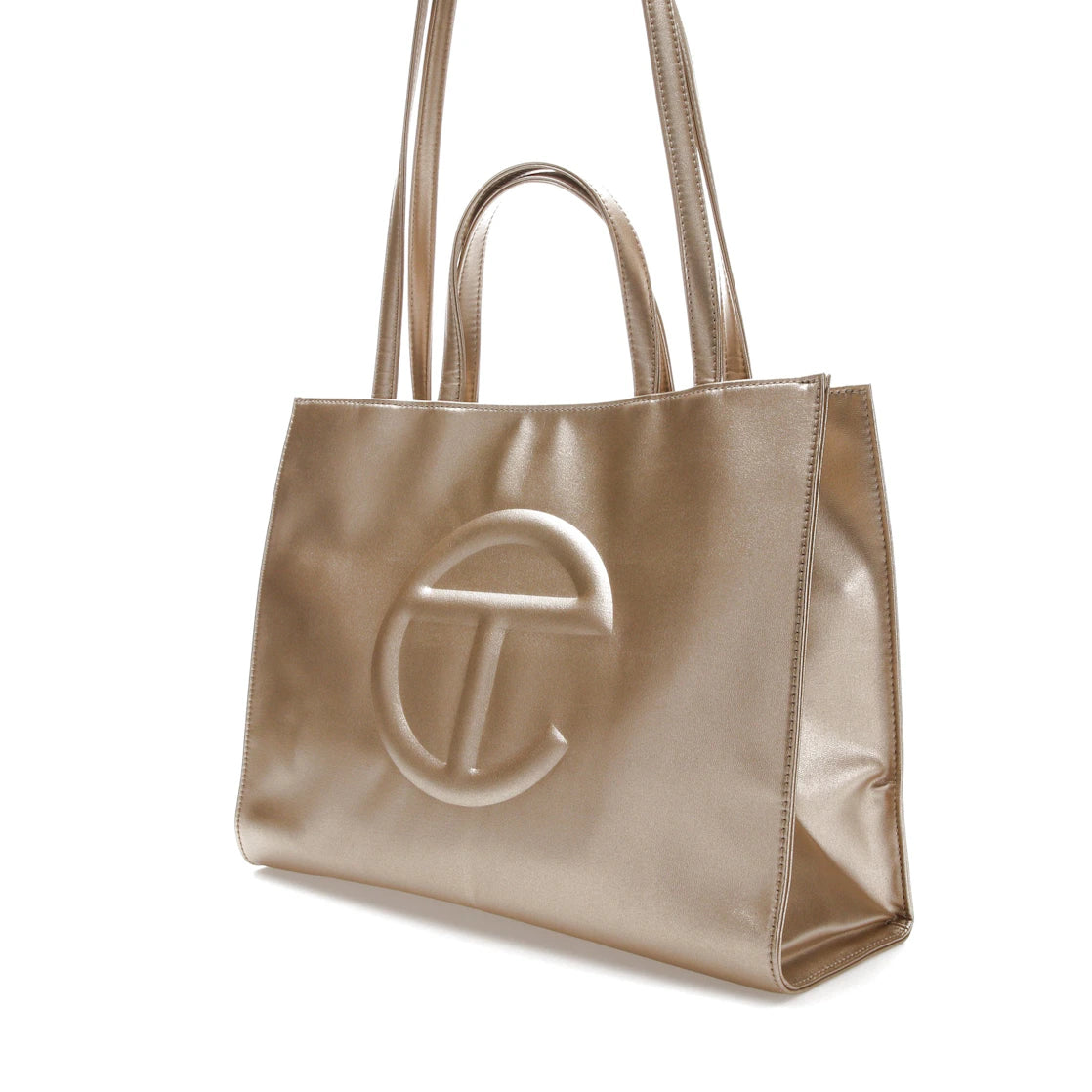 Telfar Shopping Bag Medium Gold