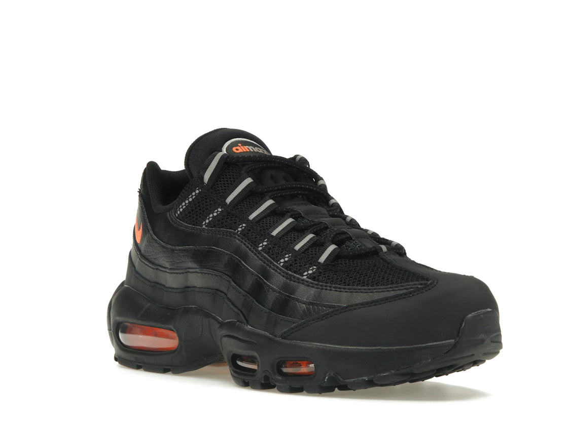 Nike Air Max 95 Black Total Orange - vue secondaire A