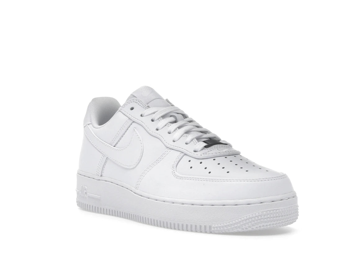 Nike Air Force 1 Low Retro Premium Triple White - vue secondaire A
