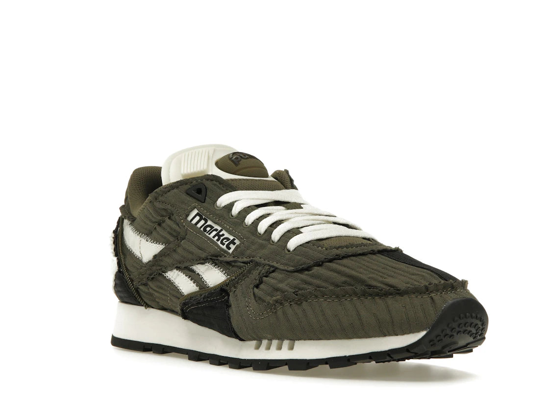 Reebok Classic Leather Pump Market Army Green - vue secondaire A