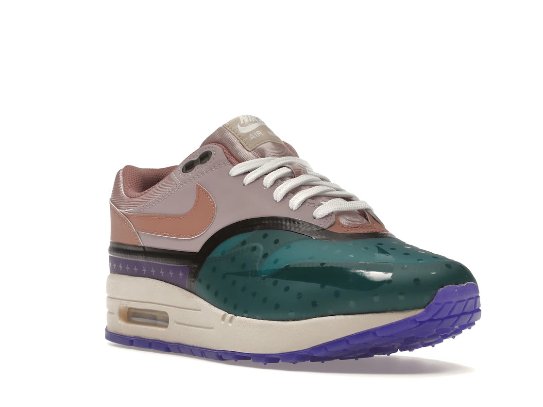Nike Air Max 1 Premium Plum Fog Fossil Rose (Women's) - vue secondaire A