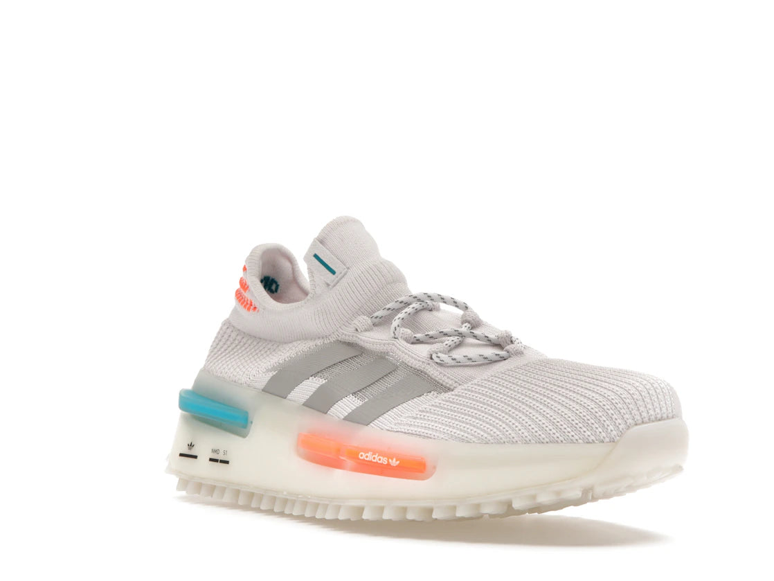 adidas NMD S1 Footwear White Blue Orange - vue secondaire A