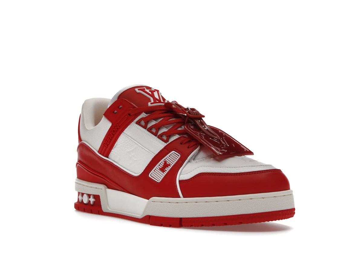 Louis Vuitton Trainer Red White - vue secondaire A