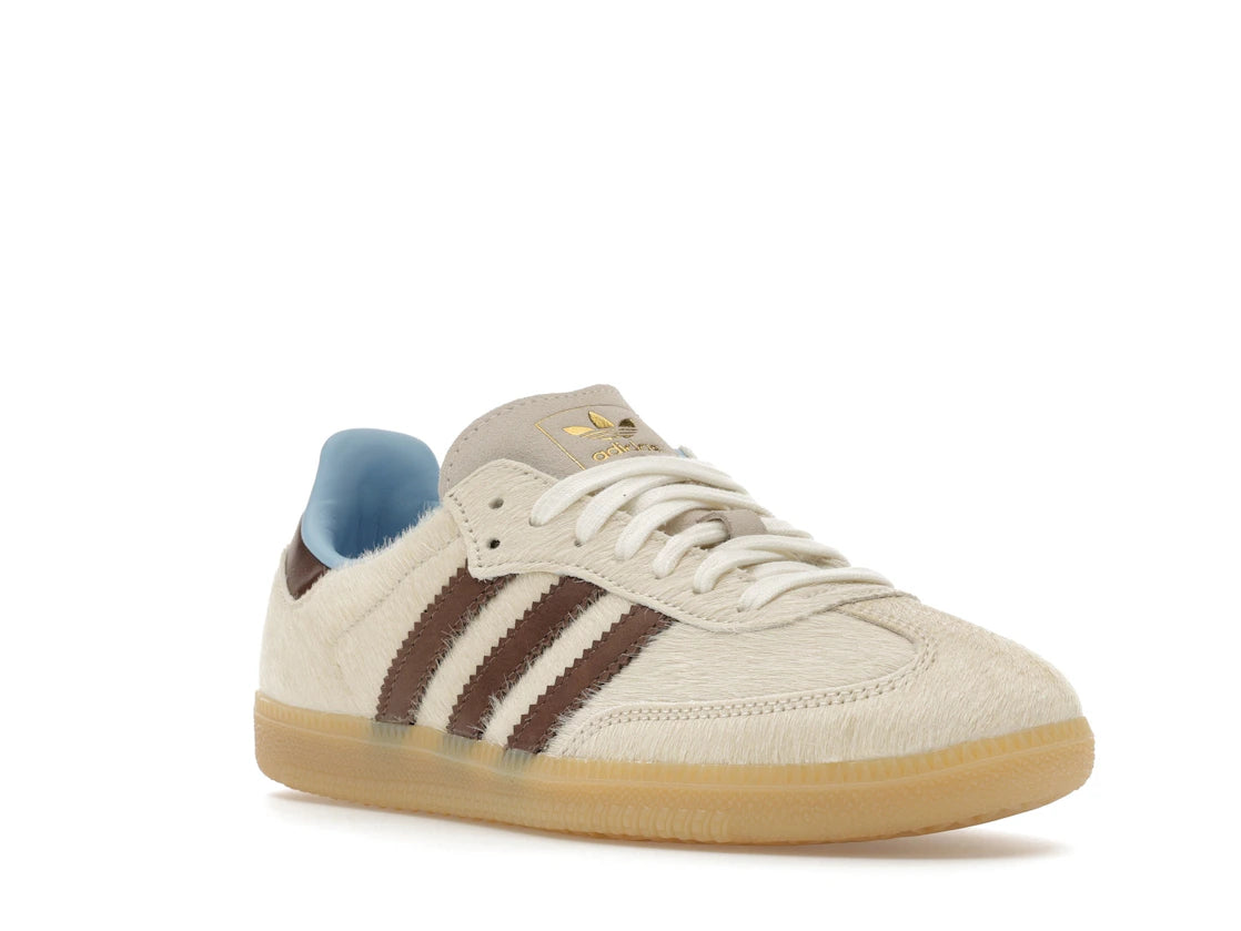 adidas Samba OG Cream White Earth Strata Pony Hair (Women's) - vue secondaire A