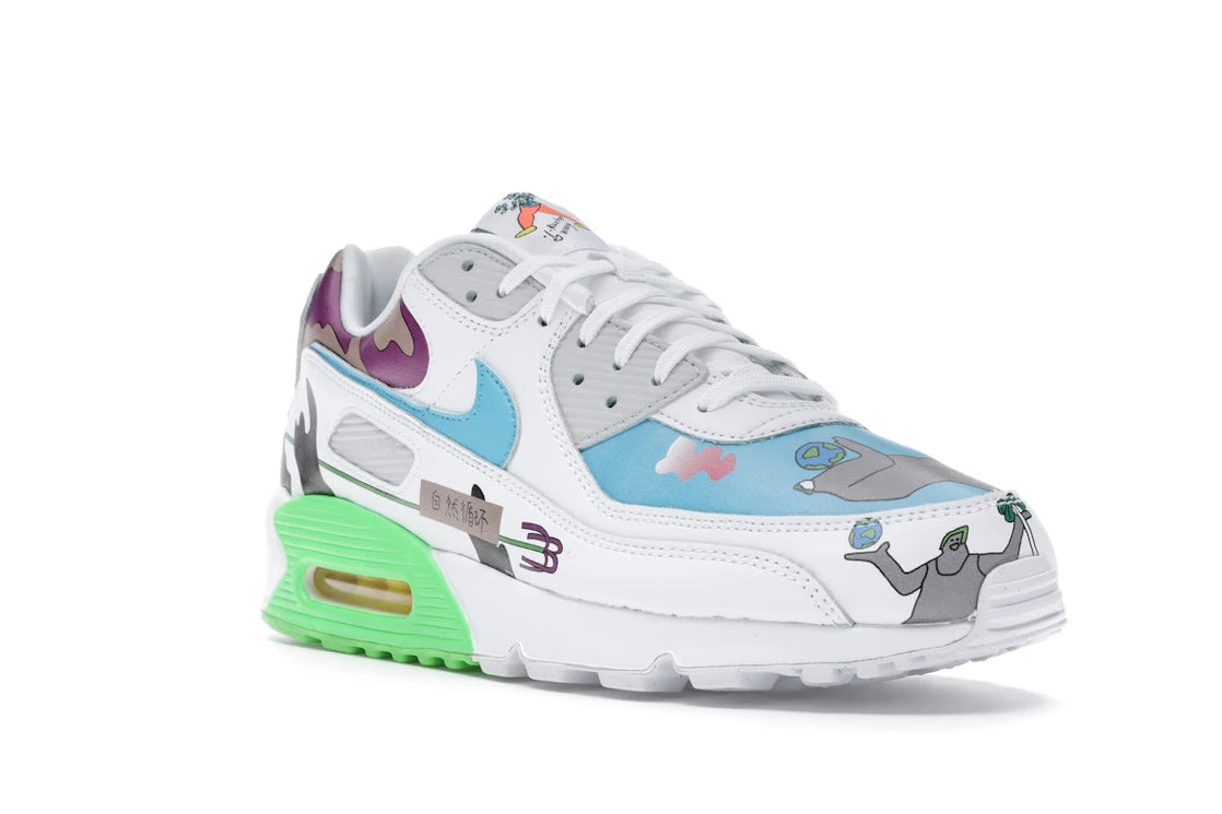 Nike Air Max 90 Flyleather Ruohan Wang - vue secondaire A