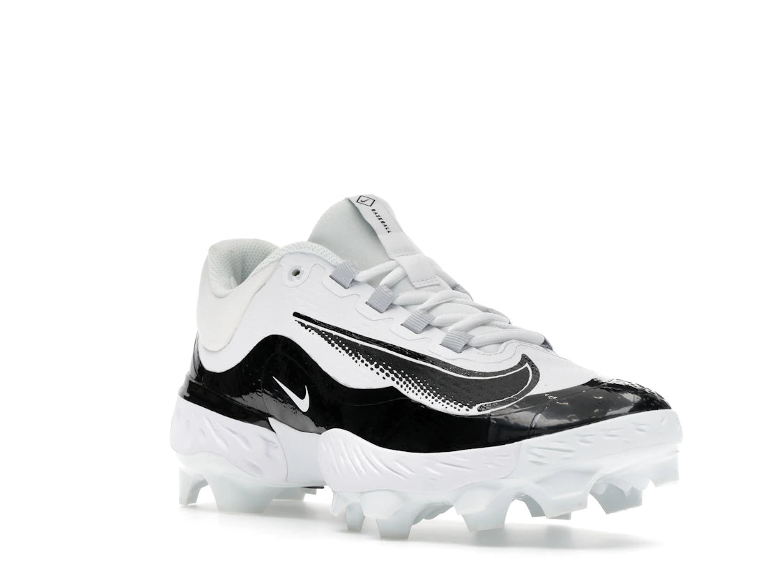 Nike Alpha Huarache Elite 4 Low White Pure Platinum Black - vue secondaire A
