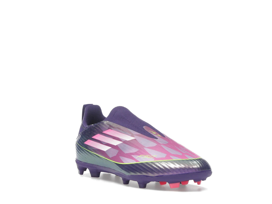 adidas F50 League Laceless FG/MG Lamine Yamal Future Icons Pack (Kids) - vue secondaire A