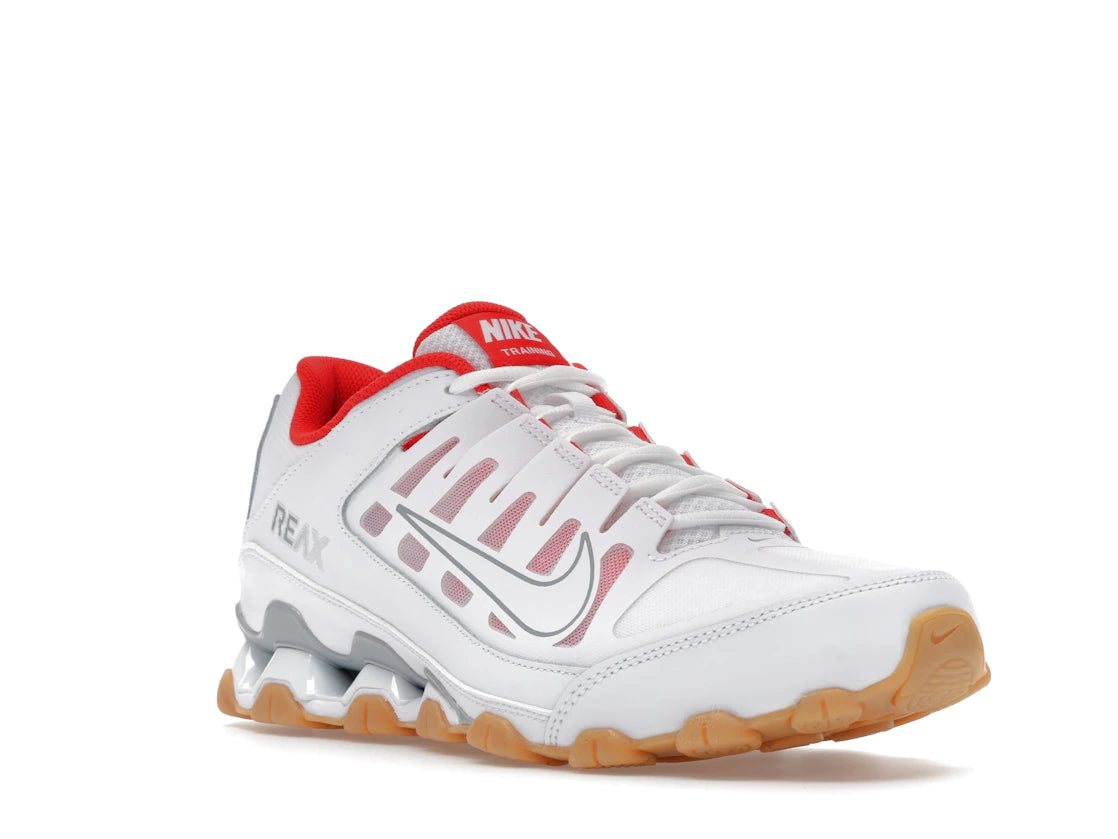 Nike Reax 8 TR White Wolf Grey Chile Red - vue secondaire A